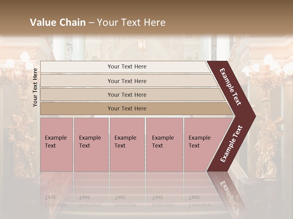 Lighting Theater Column PowerPoint Template