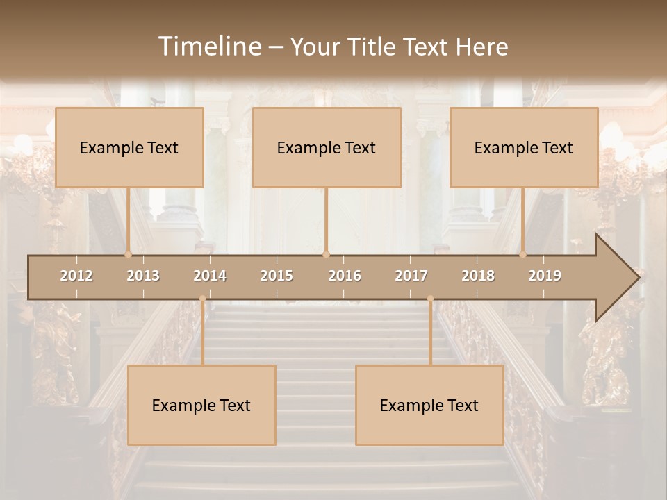 Lighting Theater Column PowerPoint Template