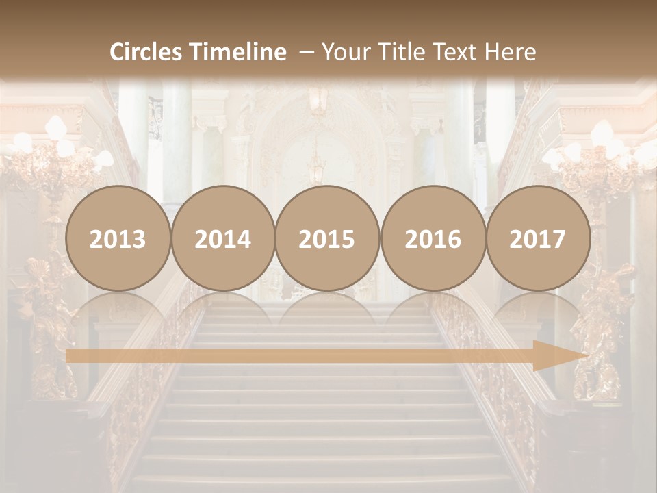 Lighting Theater Column PowerPoint Template