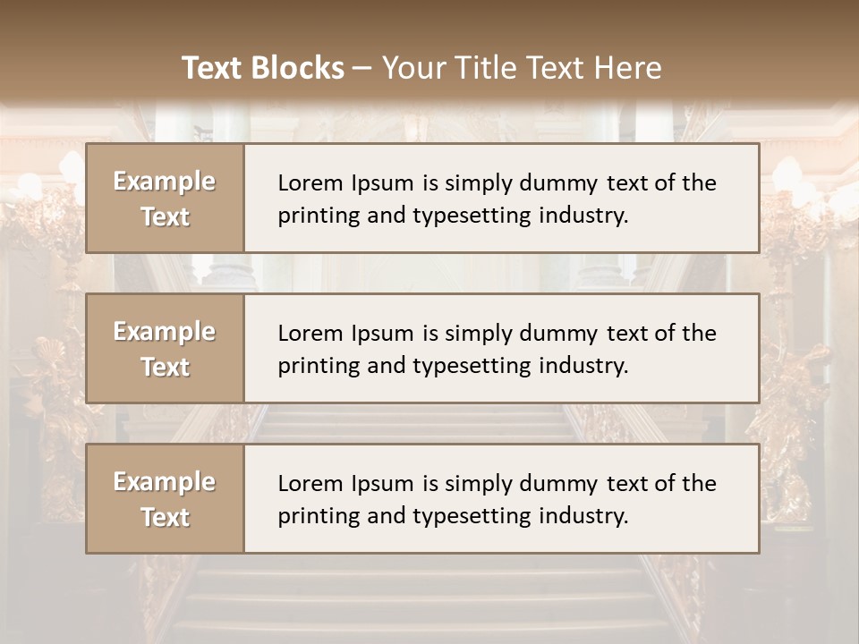 Lighting Theater Column PowerPoint Template