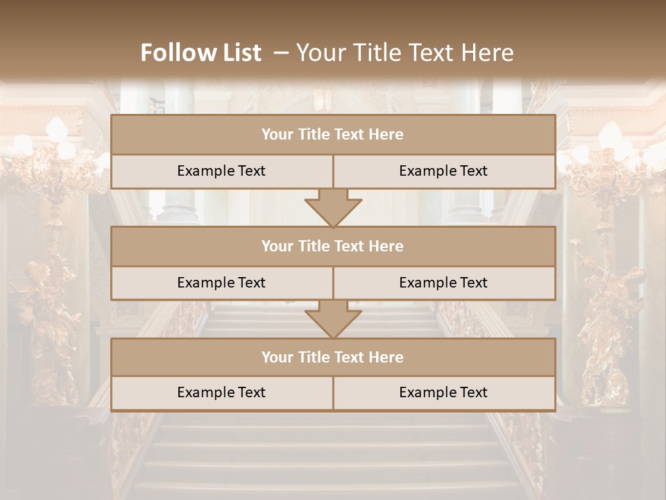 Lighting Theater Column PowerPoint Template