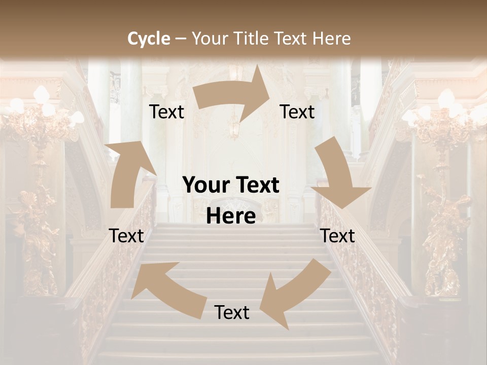 Lighting Theater Column PowerPoint Template