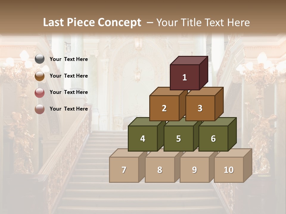 Lighting Theater Column PowerPoint Template
