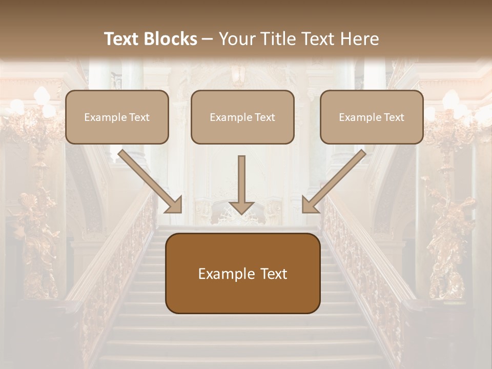 Lighting Theater Column PowerPoint Template