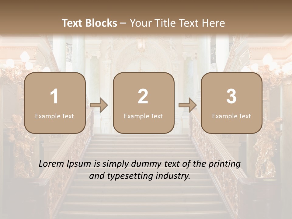 Lighting Theater Column PowerPoint Template