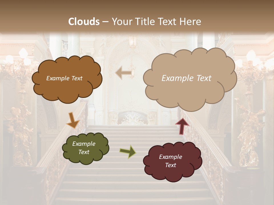 Lighting Theater Column PowerPoint Template