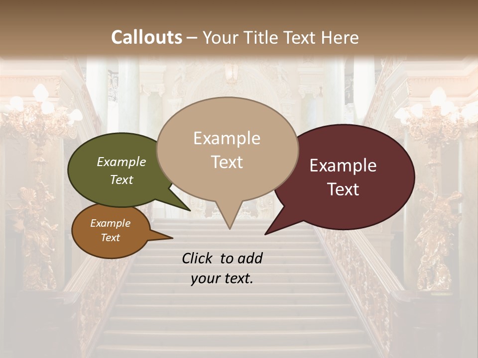 Lighting Theater Column PowerPoint Template
