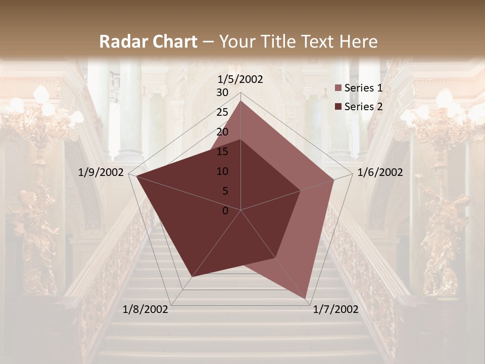Lighting Theater Column PowerPoint Template