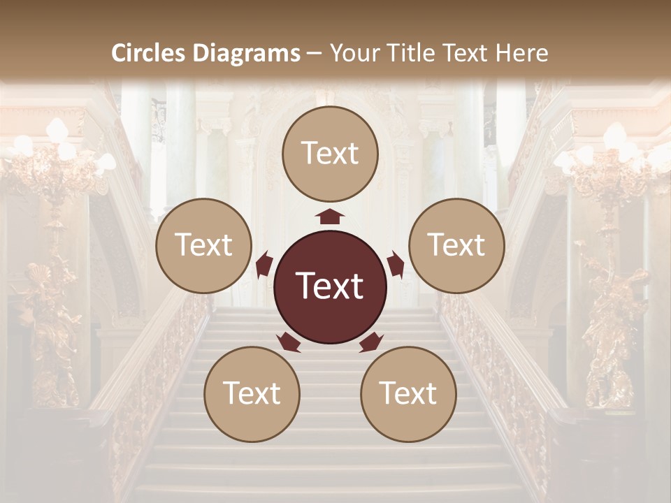 Lighting Theater Column PowerPoint Template