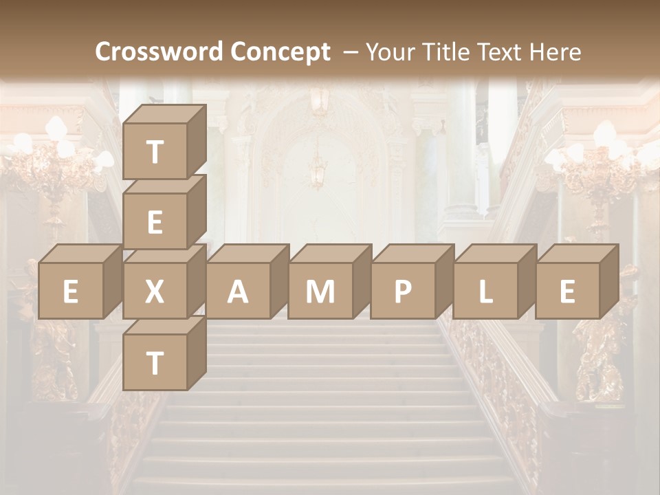 Lighting Theater Column PowerPoint Template