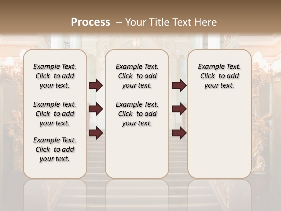 Lighting Theater Column PowerPoint Template