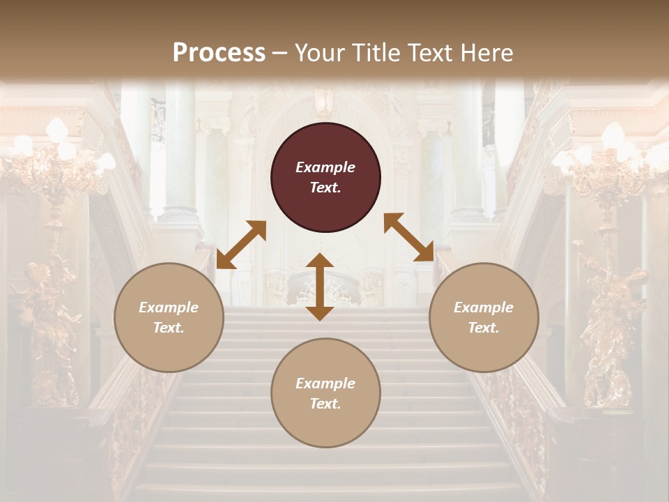 Lighting Theater Column PowerPoint Template