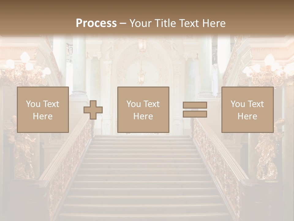 Lighting Theater Column PowerPoint Template