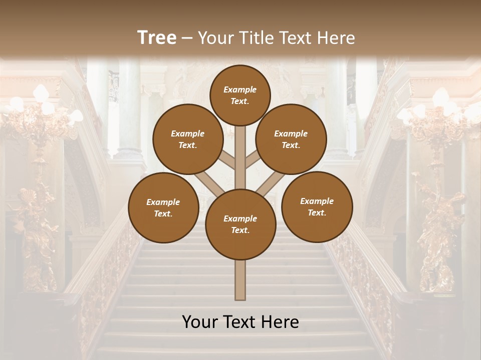 Lighting Theater Column PowerPoint Template
