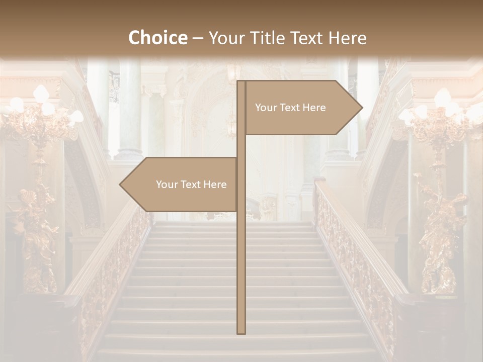 Lighting Theater Column PowerPoint Template