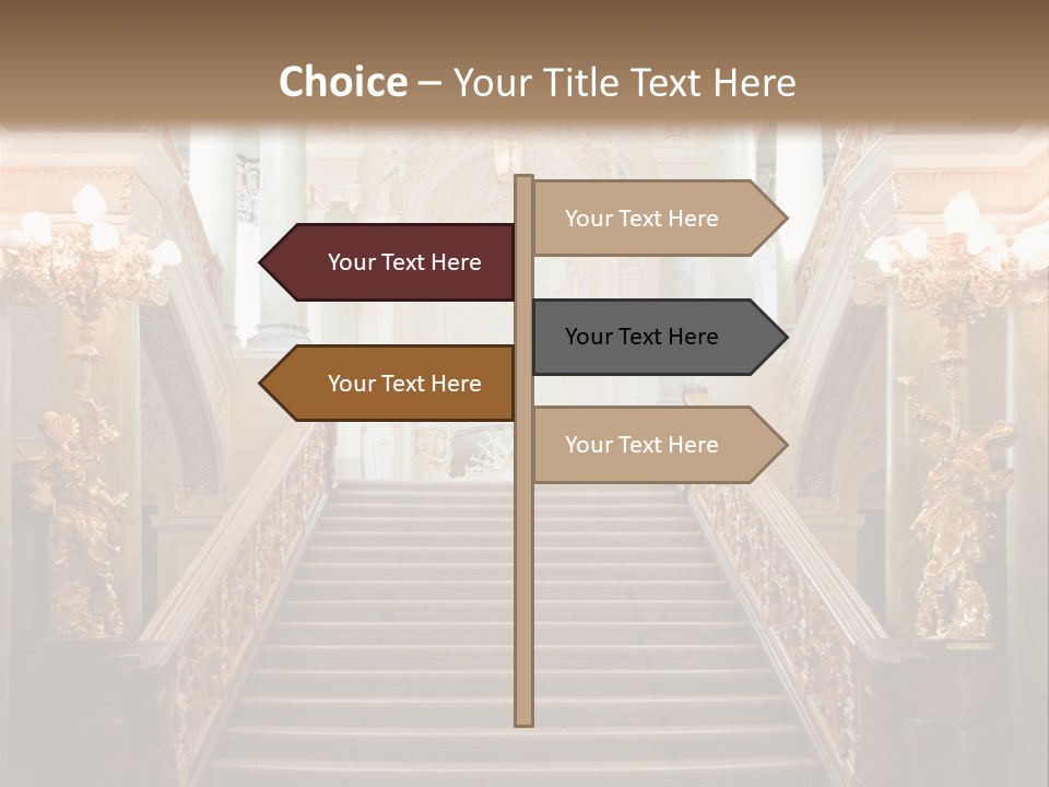 Lighting Theater Column PowerPoint Template
