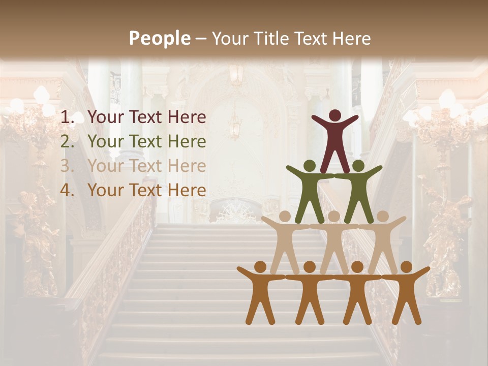 Lighting Theater Column PowerPoint Template