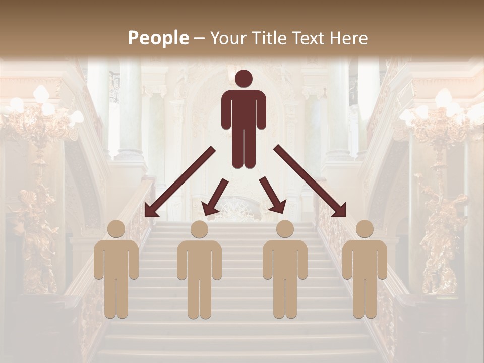 Lighting Theater Column PowerPoint Template