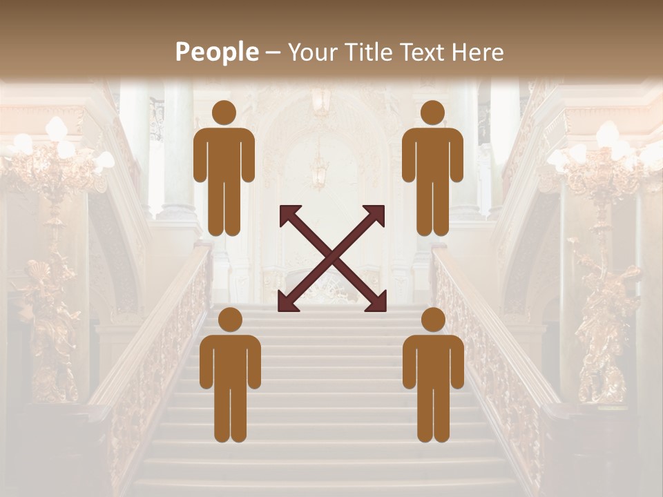 Lighting Theater Column PowerPoint Template