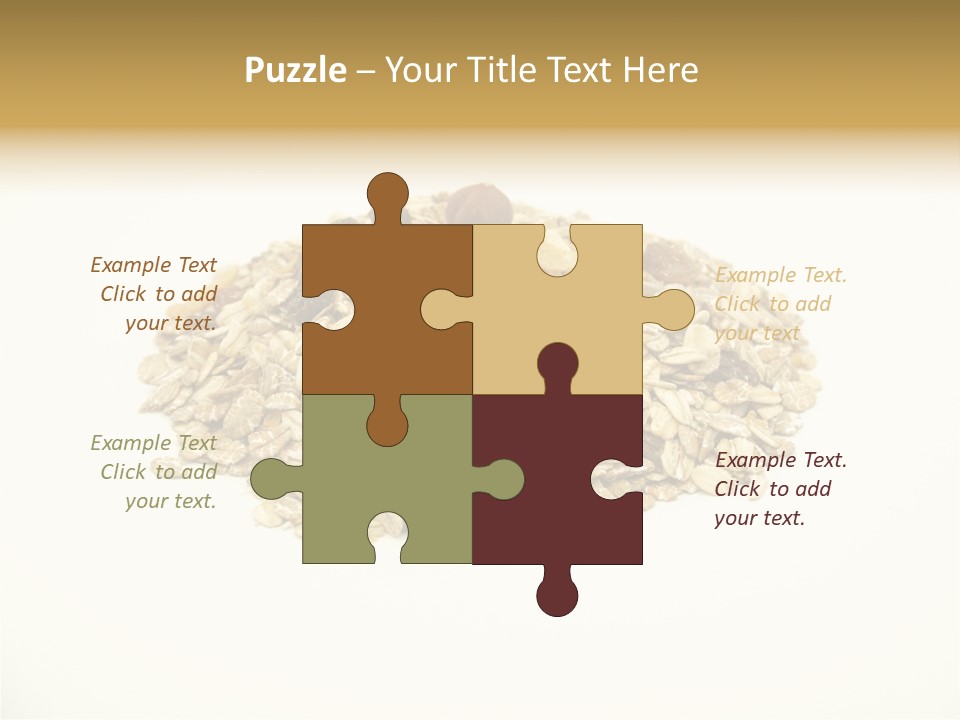 Healthy Cereal Nut PowerPoint Template