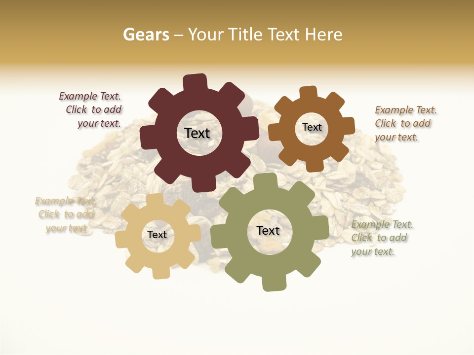 Healthy Cereal Nut PowerPoint Template