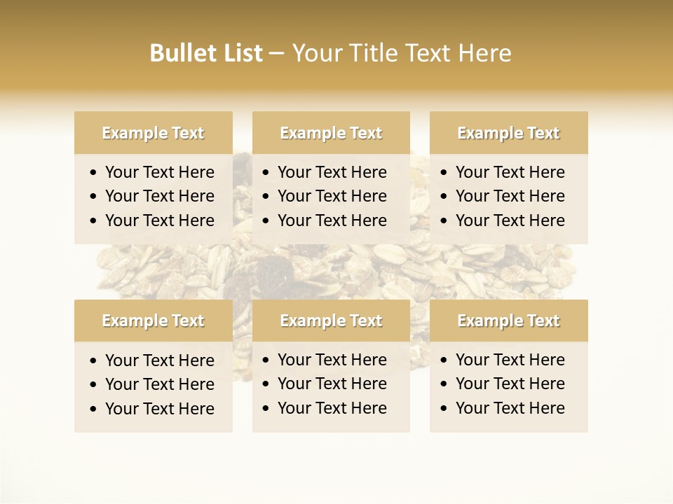 Healthy Cereal Nut PowerPoint Template