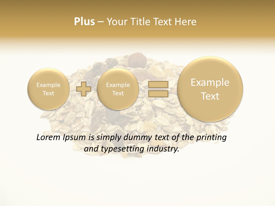 Healthy Cereal Nut PowerPoint Template