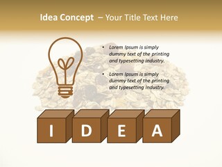 Healthy Cereal Nut PowerPoint Template