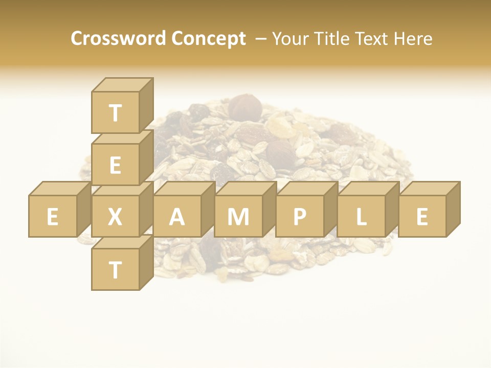 Healthy Cereal Nut PowerPoint Template