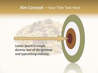Healthy Cereal Nut PowerPoint Template