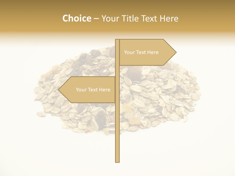 Healthy Cereal Nut PowerPoint Template