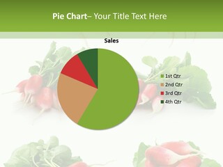 Group Vegetarian Holding PowerPoint Template