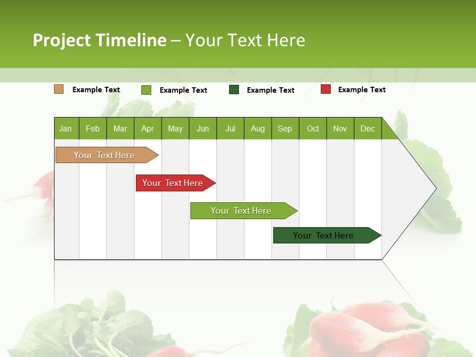 Group Vegetarian Holding PowerPoint Template