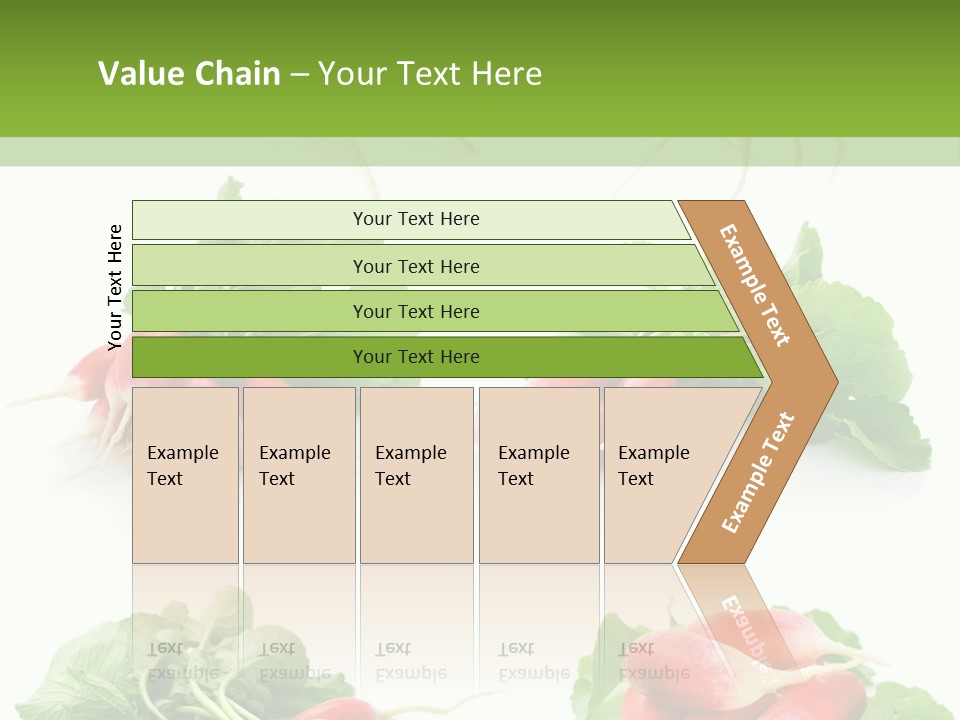 Group Vegetarian Holding PowerPoint Template