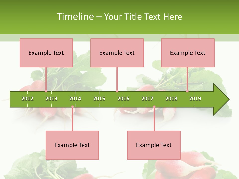 Group Vegetarian Holding PowerPoint Template