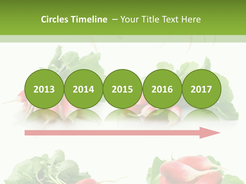 Group Vegetarian Holding PowerPoint Template