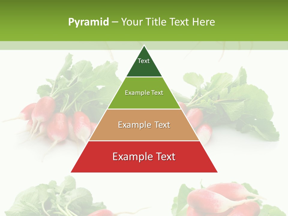 Group Vegetarian Holding PowerPoint Template