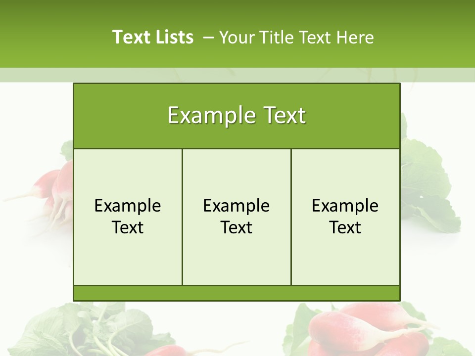 Group Vegetarian Holding PowerPoint Template