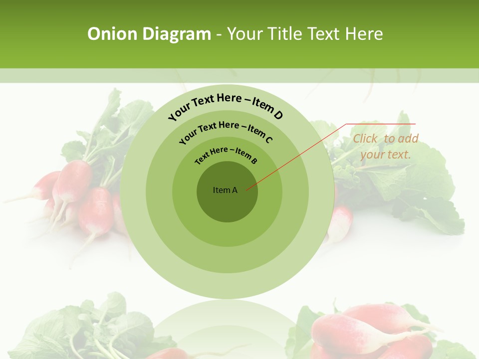 Group Vegetarian Holding PowerPoint Template