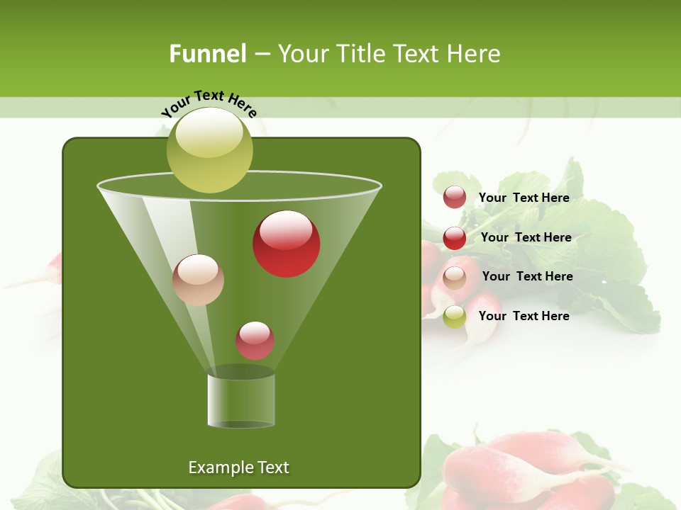 Group Vegetarian Holding PowerPoint Template