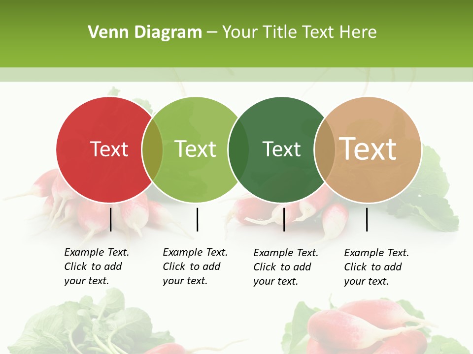 Group Vegetarian Holding PowerPoint Template