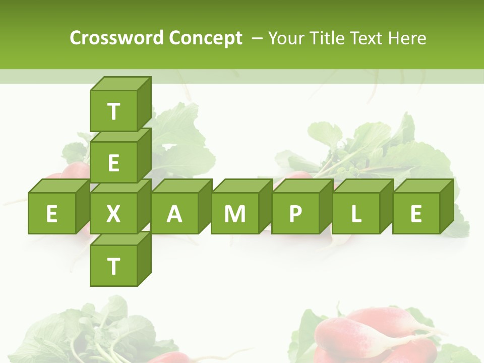 Group Vegetarian Holding PowerPoint Template