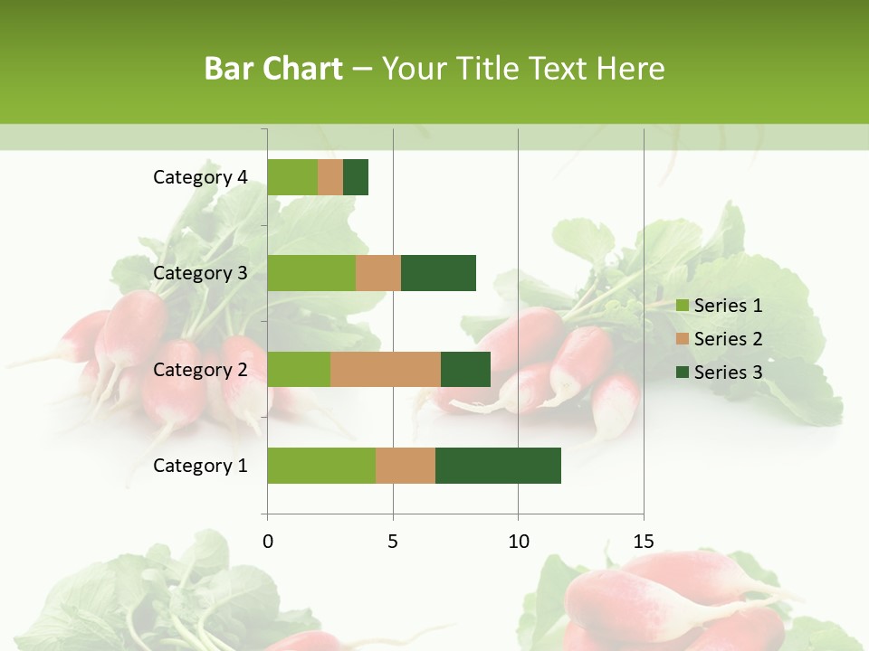 Group Vegetarian Holding PowerPoint Template