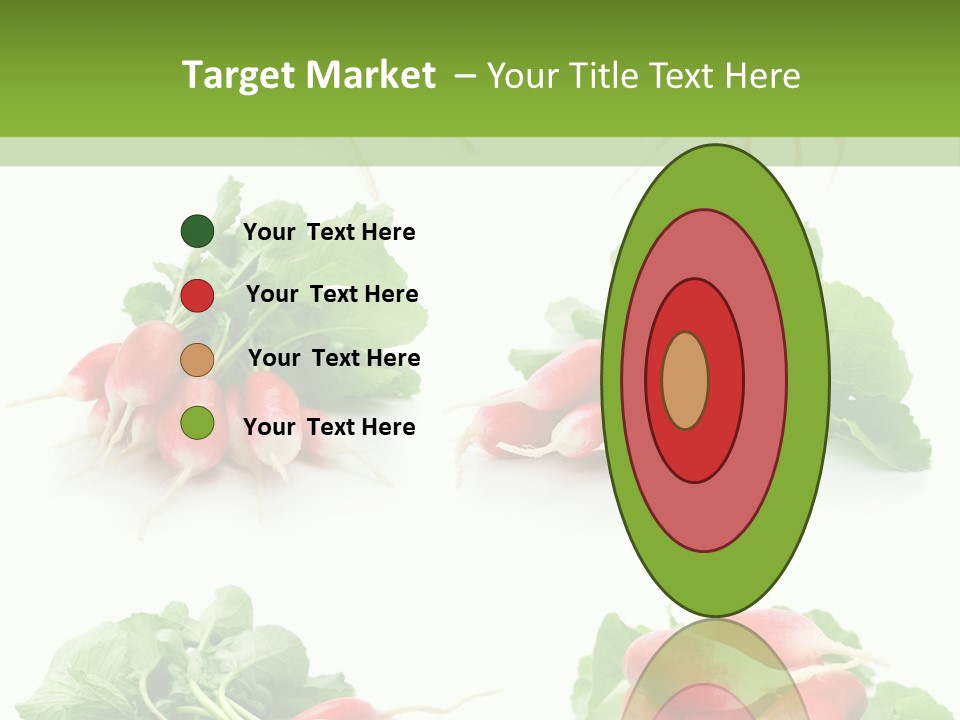 Group Vegetarian Holding PowerPoint Template