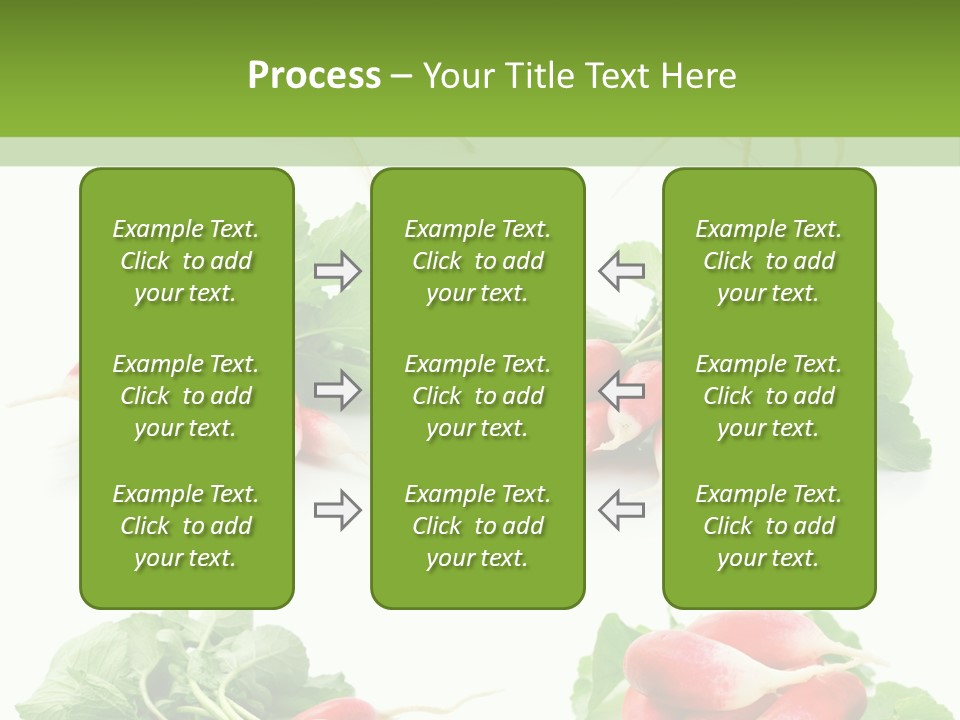 Group Vegetarian Holding PowerPoint Template