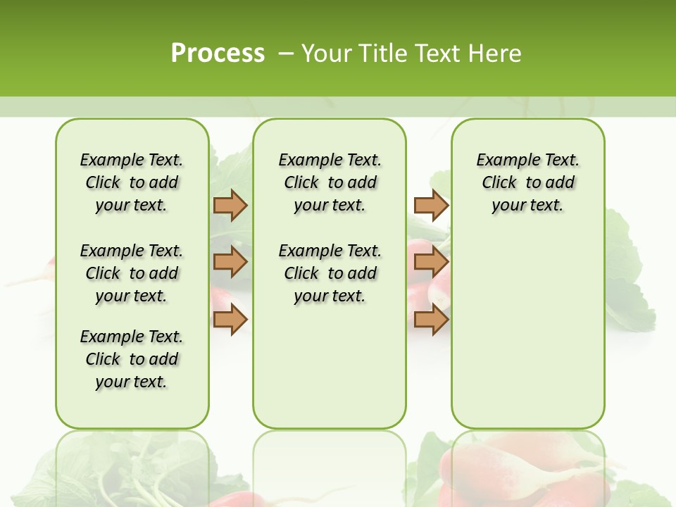 Group Vegetarian Holding PowerPoint Template