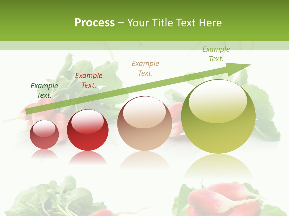 Group Vegetarian Holding PowerPoint Template