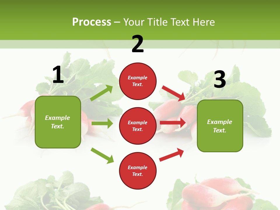 Group Vegetarian Holding PowerPoint Template