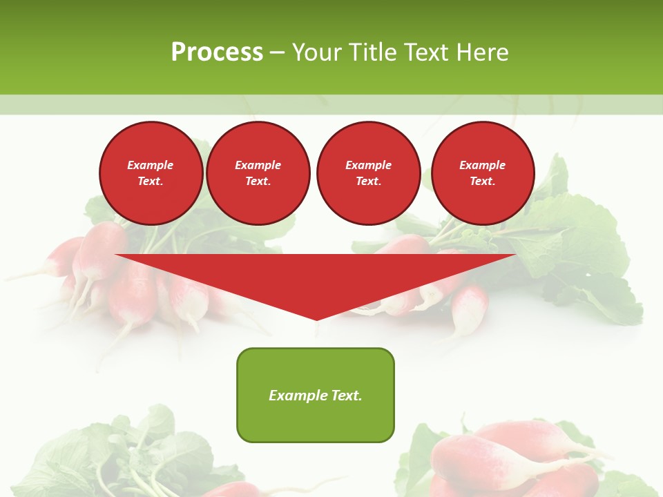 Group Vegetarian Holding PowerPoint Template