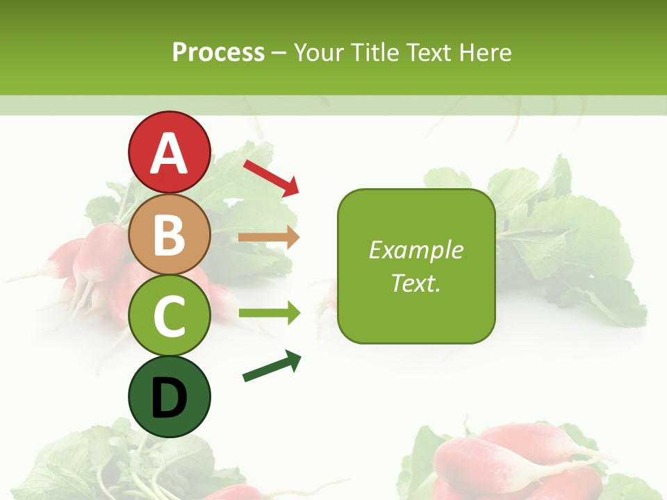 Group Vegetarian Holding PowerPoint Template